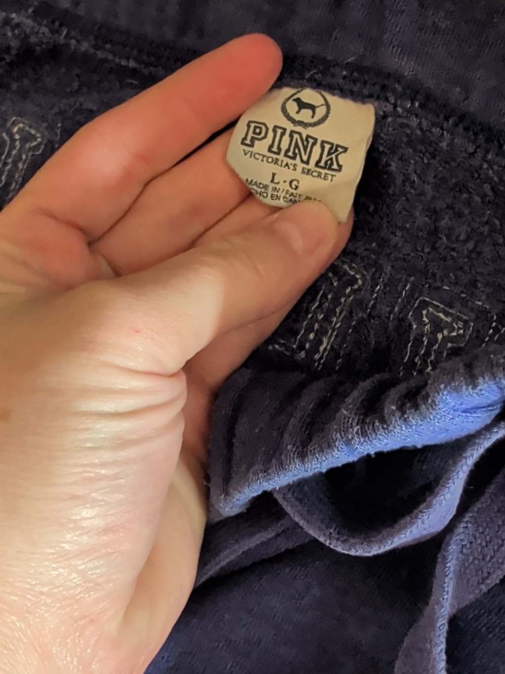 Vintage Pink Victoria Secret Slouchy Boyfriend Sweatpants - Picture 3 of 4